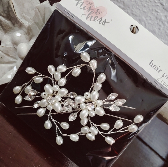 NWT His & Hers Hair Pins - Picture 2 of 4